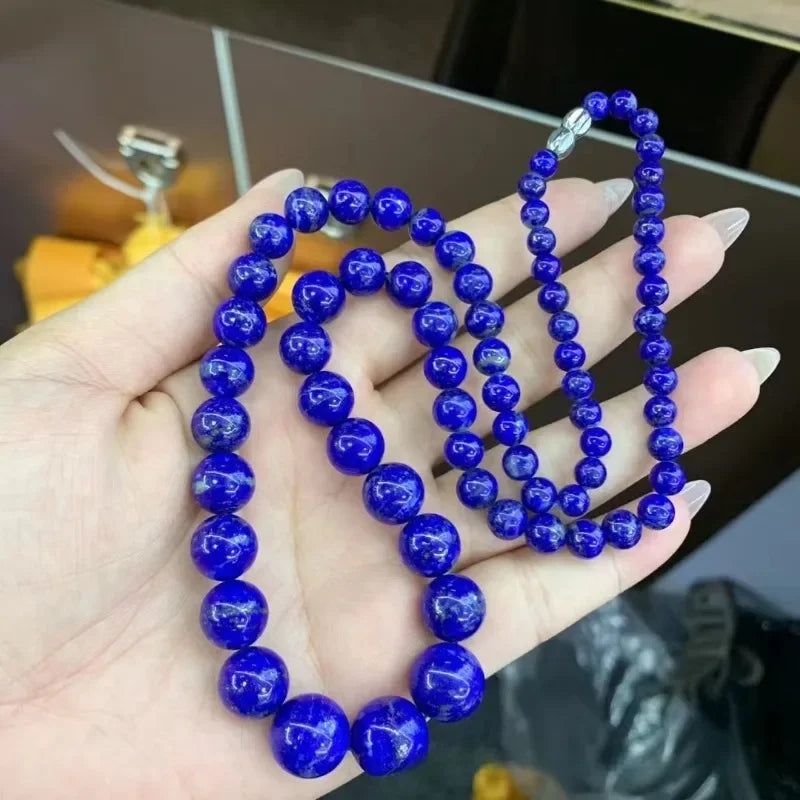 Lapis Lazuli Tower Pendant Chain Necklace