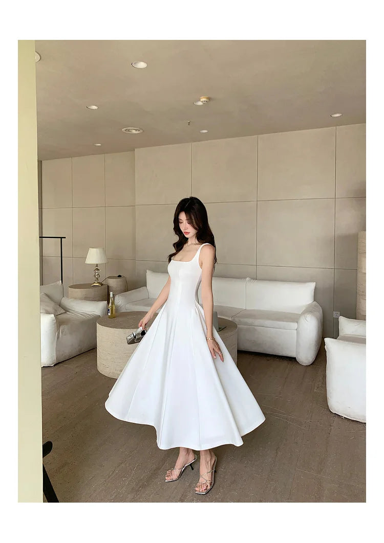 Women’s Elegant Sling Evening A-Line Dress