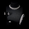 NJEWELIFE Cubic Zircon Choker Jewelry Set for Women
