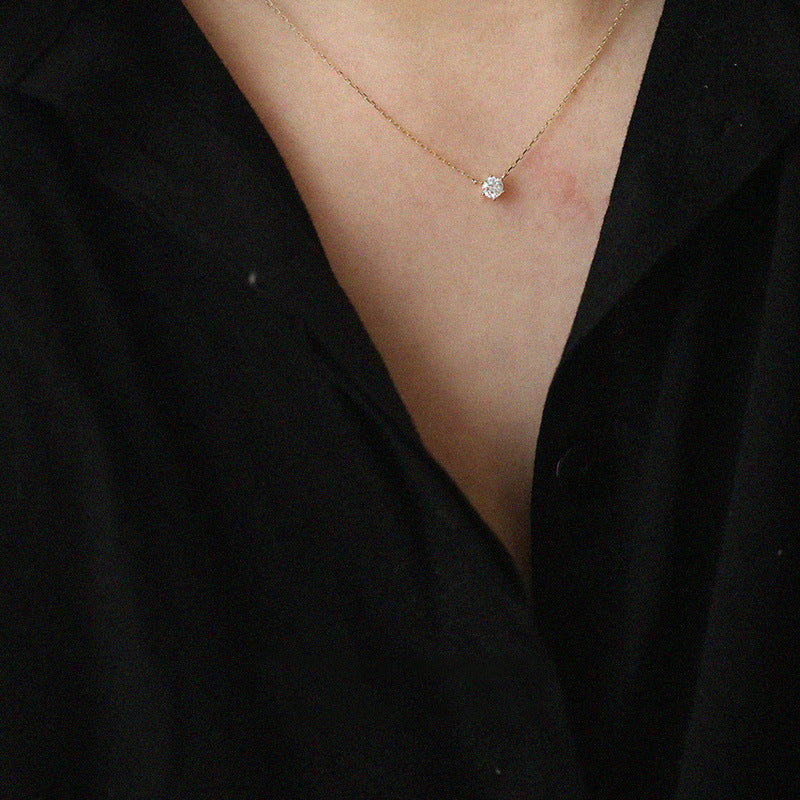 Lapis Lazuli Tower Pendant Chain Necklace