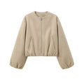 Women's Oversized Soft Bomber Jacket