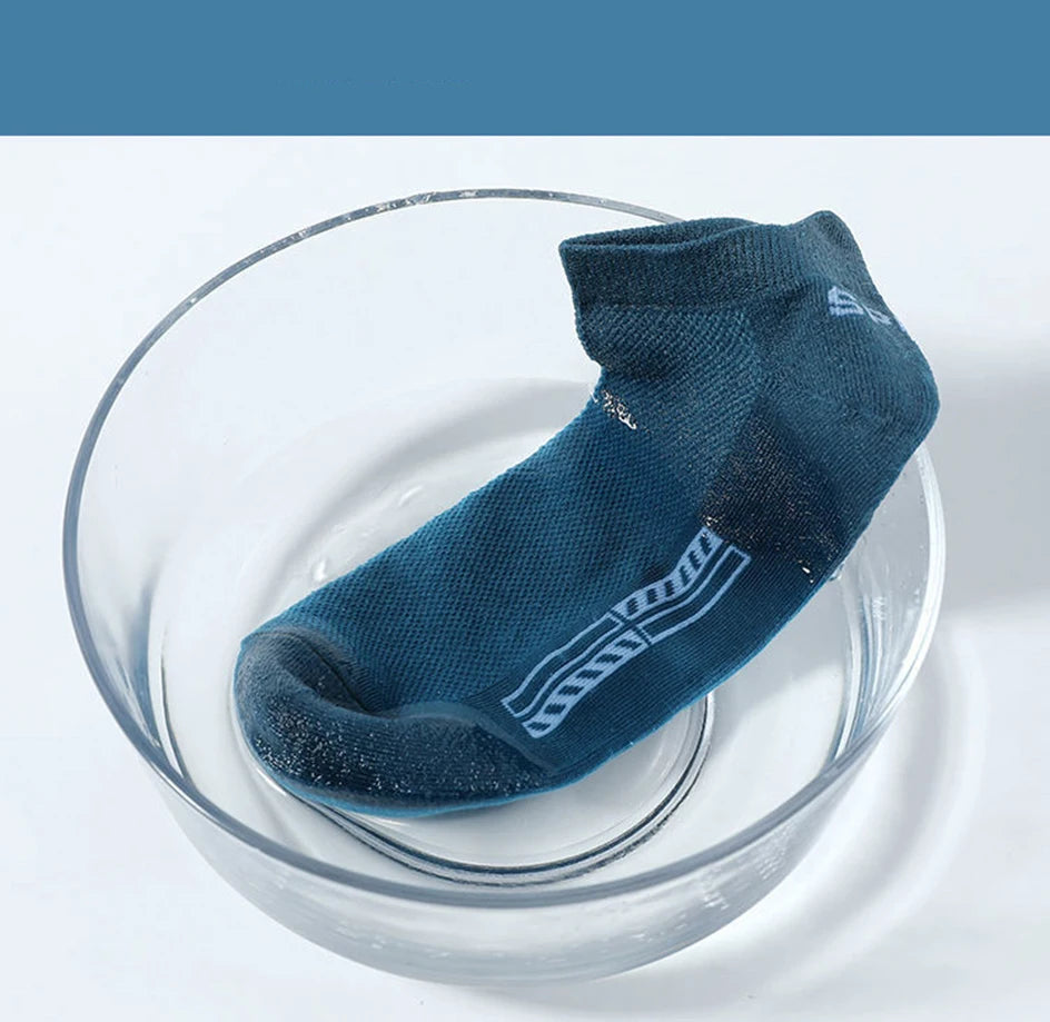 5 Pairs Breathable Cotton Ankle Socks