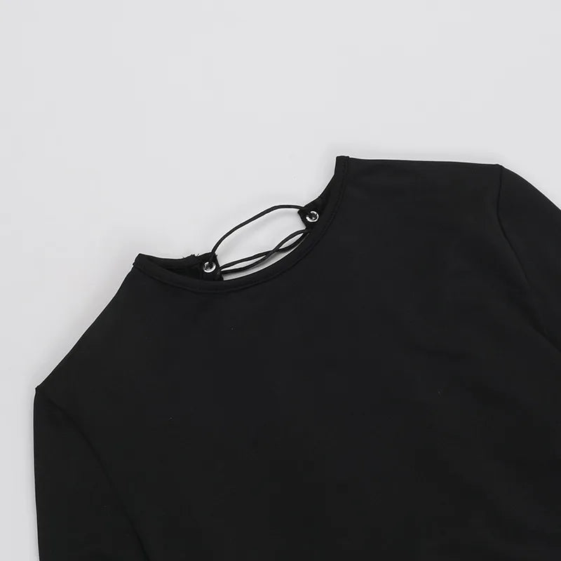 Weird Puss Shirred Body-con Mini Dress