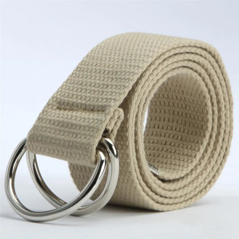 Men Female Jeans Belt Nylon Adjustable Belt Outdoor Travel Tactical Waist Belt Unisex