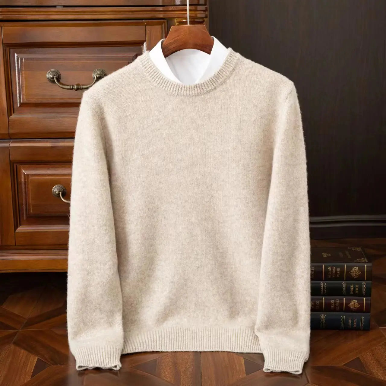 Men's Over sized Cashmere Knit Pullover