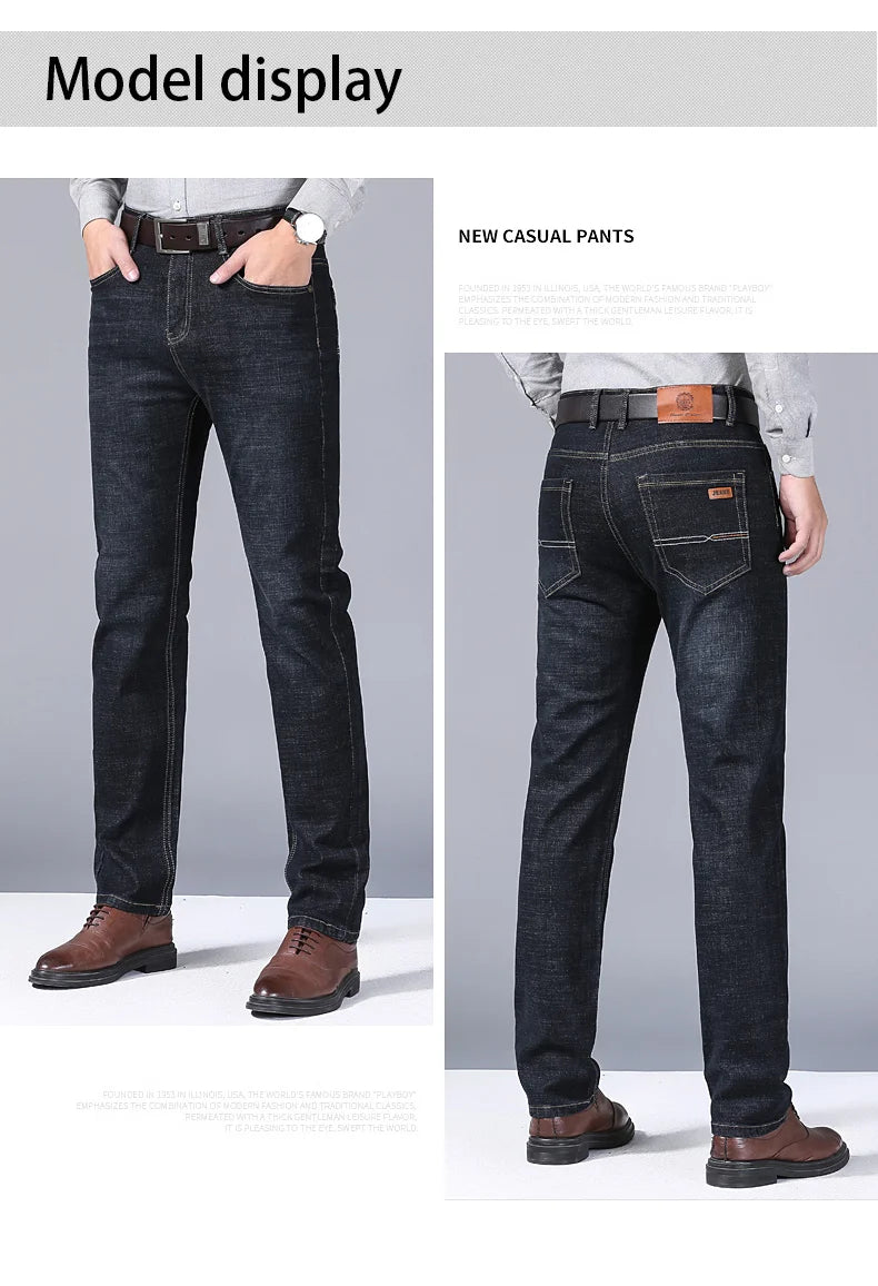 Men’s Slim Fit Stretch Business Jeans