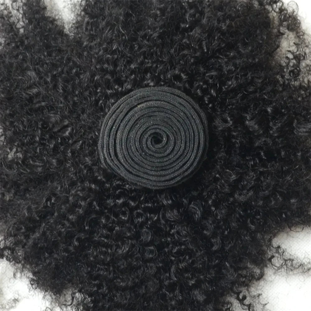 Brazilian Afro Kinky Curly Human Hair Bundles