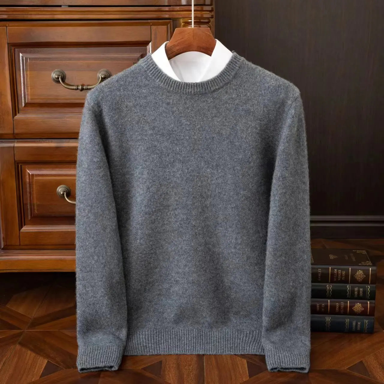 Men's Over sized Cashmere Knit Pullover