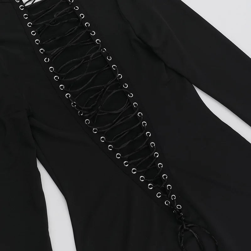 Weird Puss Shirred Body-con Mini Dress