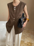 Women's Slim Fit Round Neck Tank Top