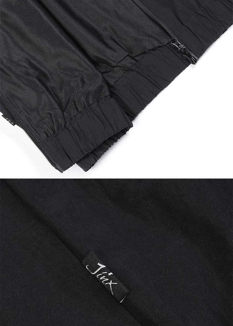 Unisex  Embroidered Windbreaker Jacket