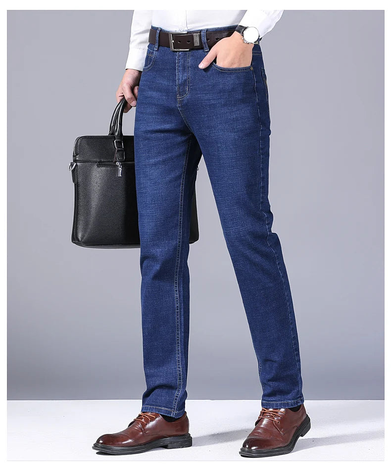 Men's Slim Fit Stretch Straight Jeans