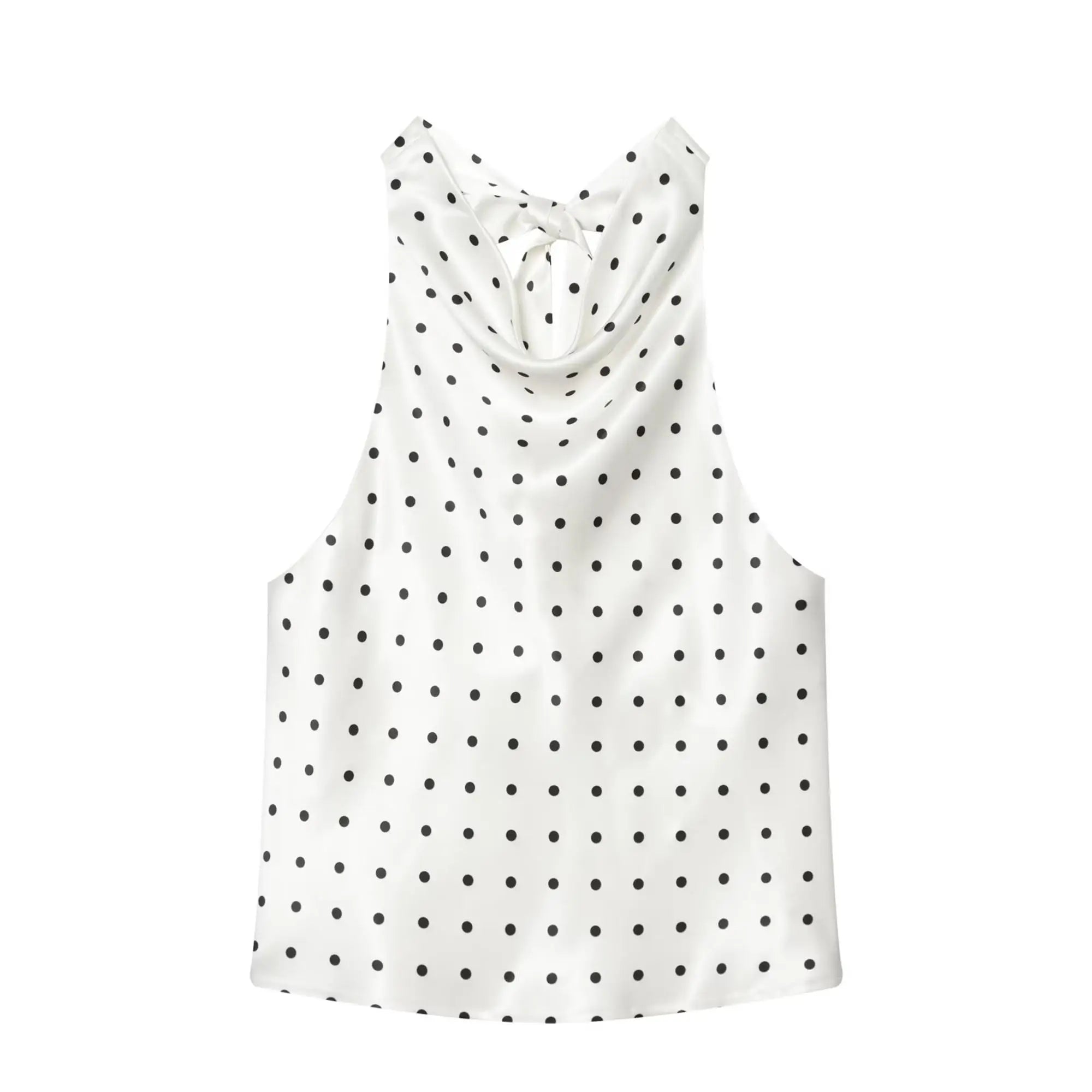 Women's Halter Ruffle Backless Crop Top
