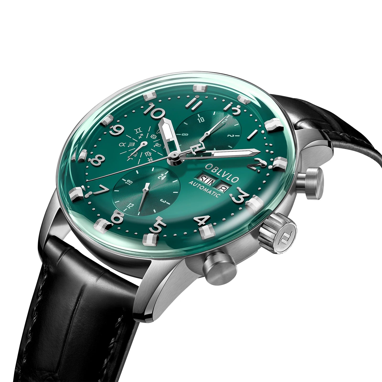 OBLVLO Men's Automatic Sapphire Watch