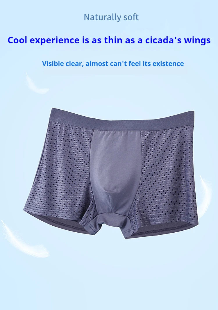 4-Pack Men's Breathable Boxer Briefs