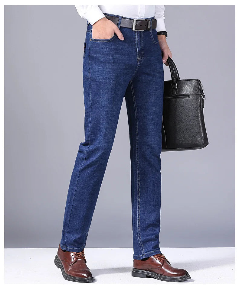 Men's Slim Fit Stretch Straight Jeans