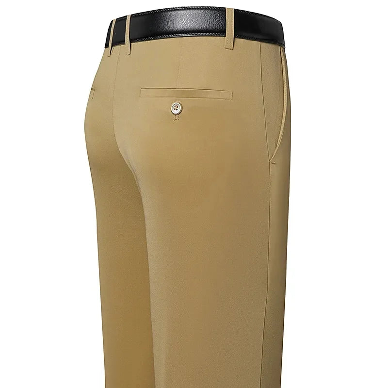 Men's Business Casual Straight Suit Pants
