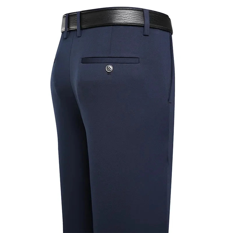 Men's Business Casual Straight Suit Pants