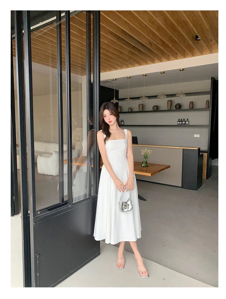 Women’s Elegant Sling Evening A-Line Dress