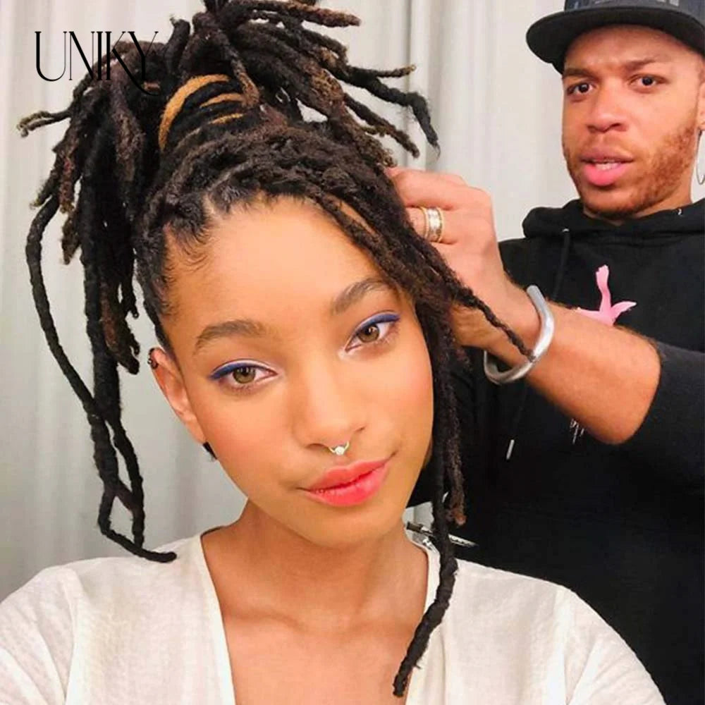 60-Strand Human Hair Dreadlocks Extensions