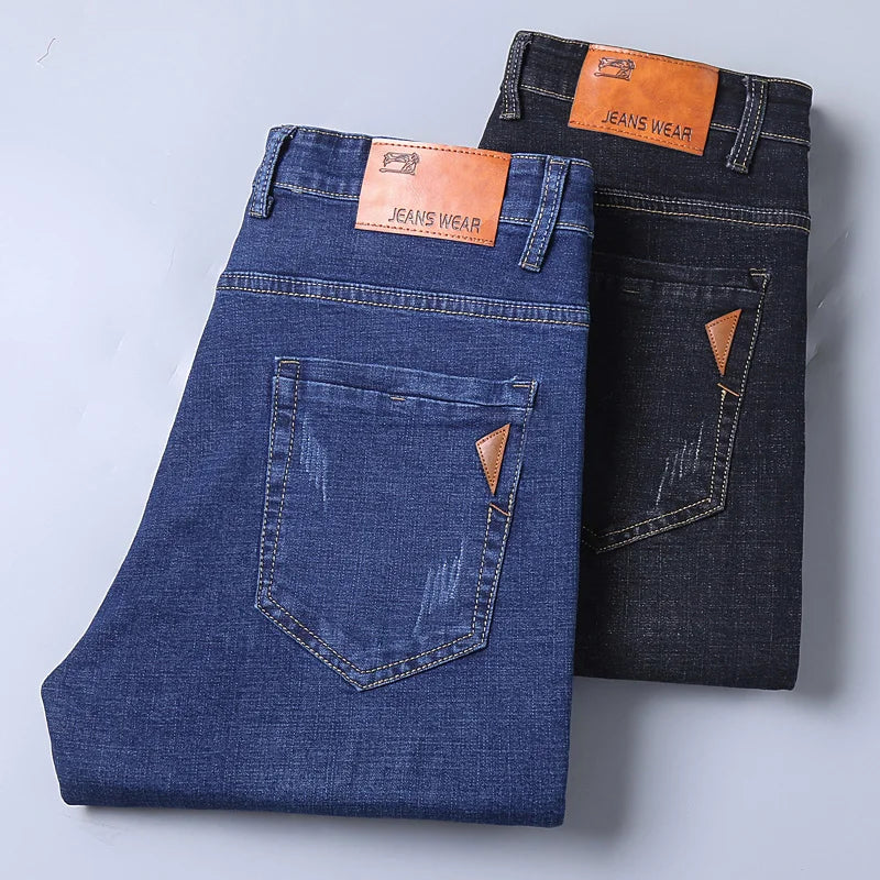 Men's Slim Fit Stretch Straight Jeans