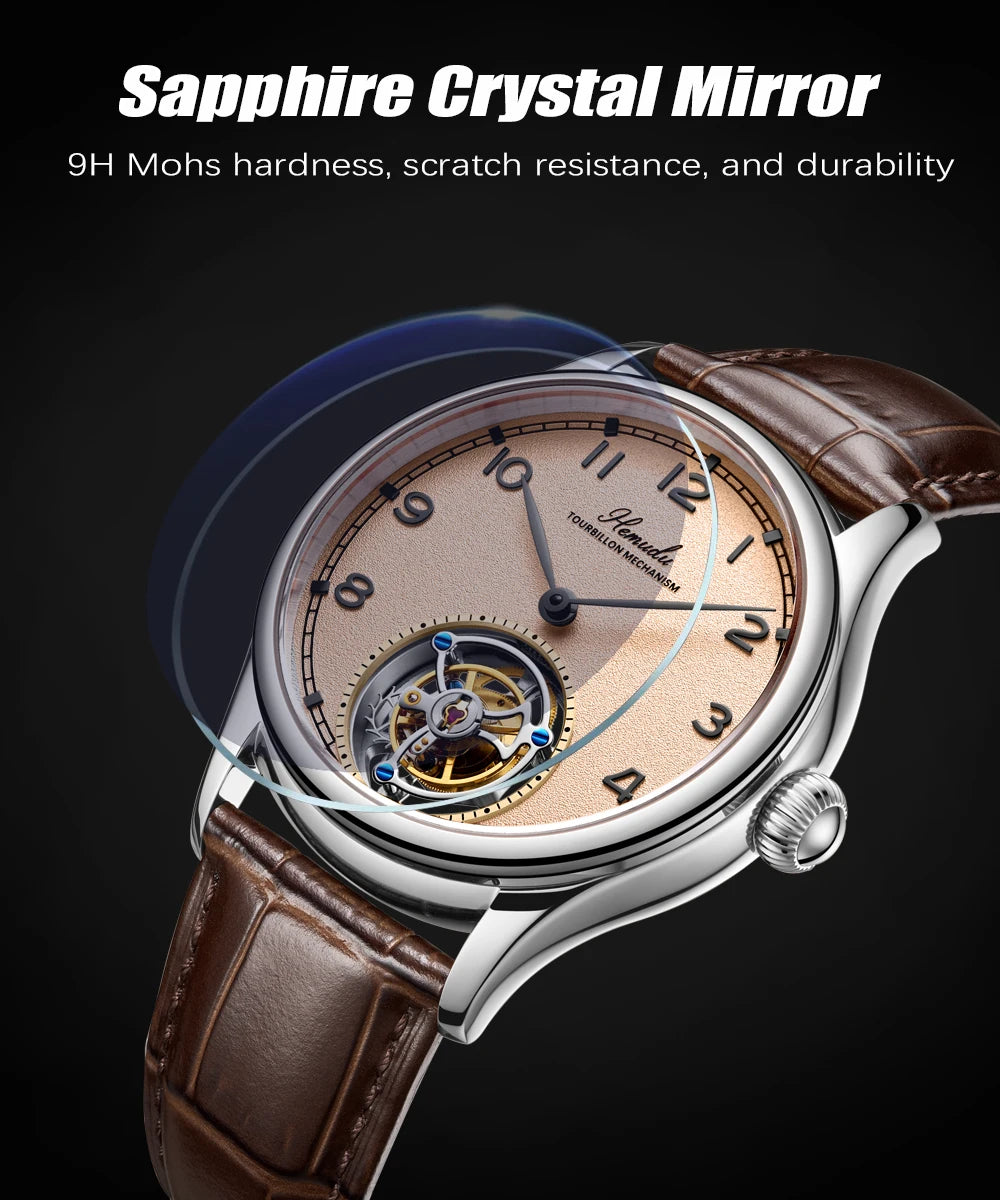 HEMUDU Flying Tourbillon Skeleton Watch