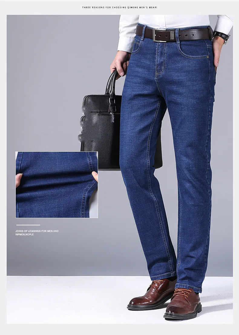 Men's Slim Fit Stretch Straight Jeans