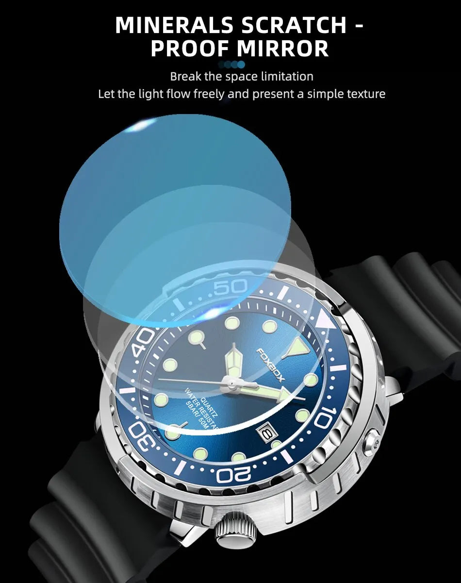 Men's Waterproof Sports Chronograph Watch