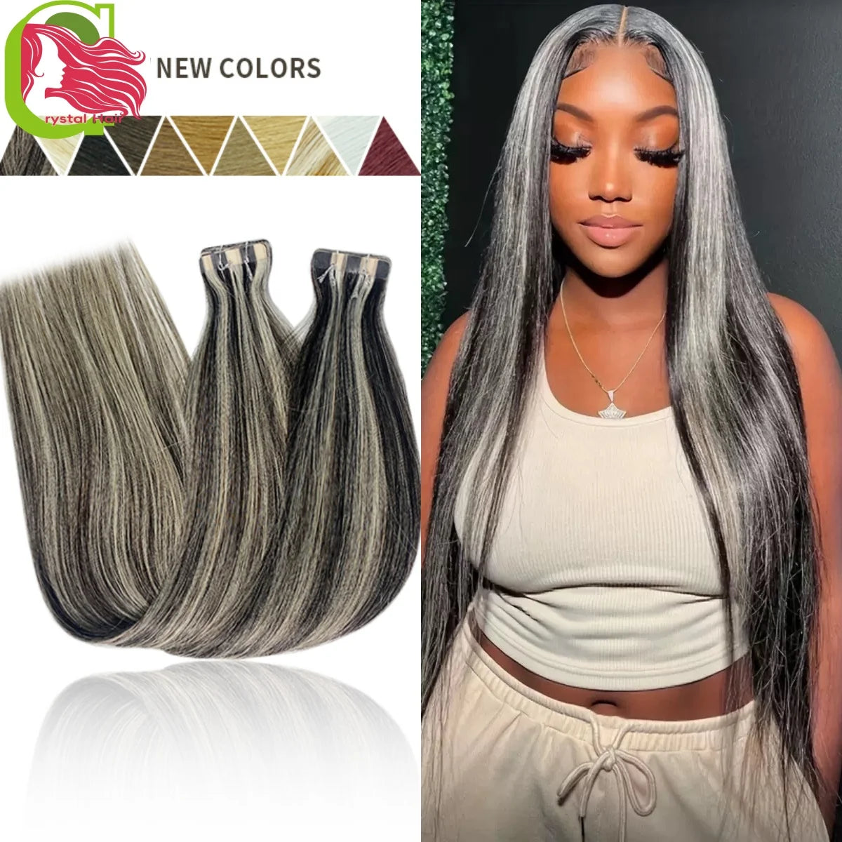 18" Seamless Tape-In Human Hair Extensions