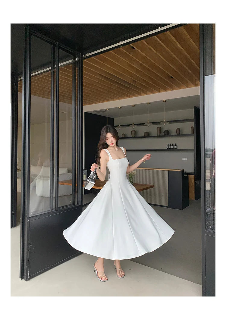 Women’s Elegant Sling Evening A-Line Dress
