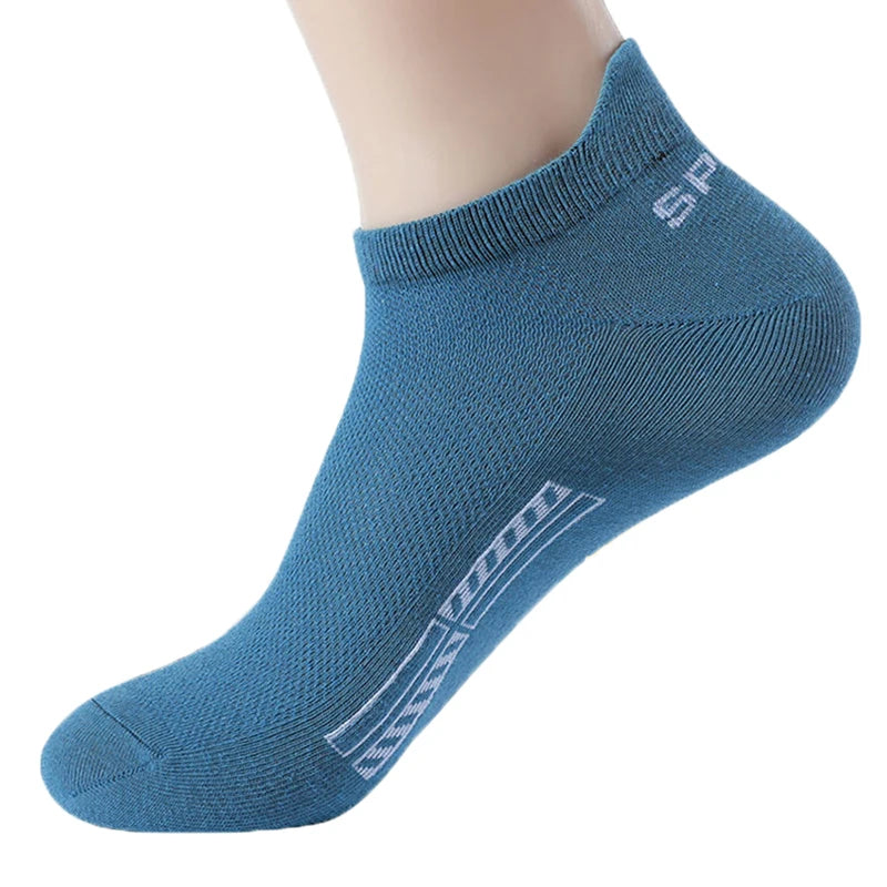 5 Pairs Breathable Cotton Ankle Socks