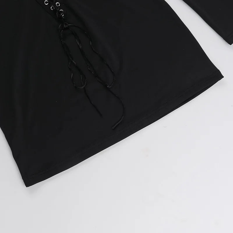 Weird Puss Shirred Body-con Mini Dress