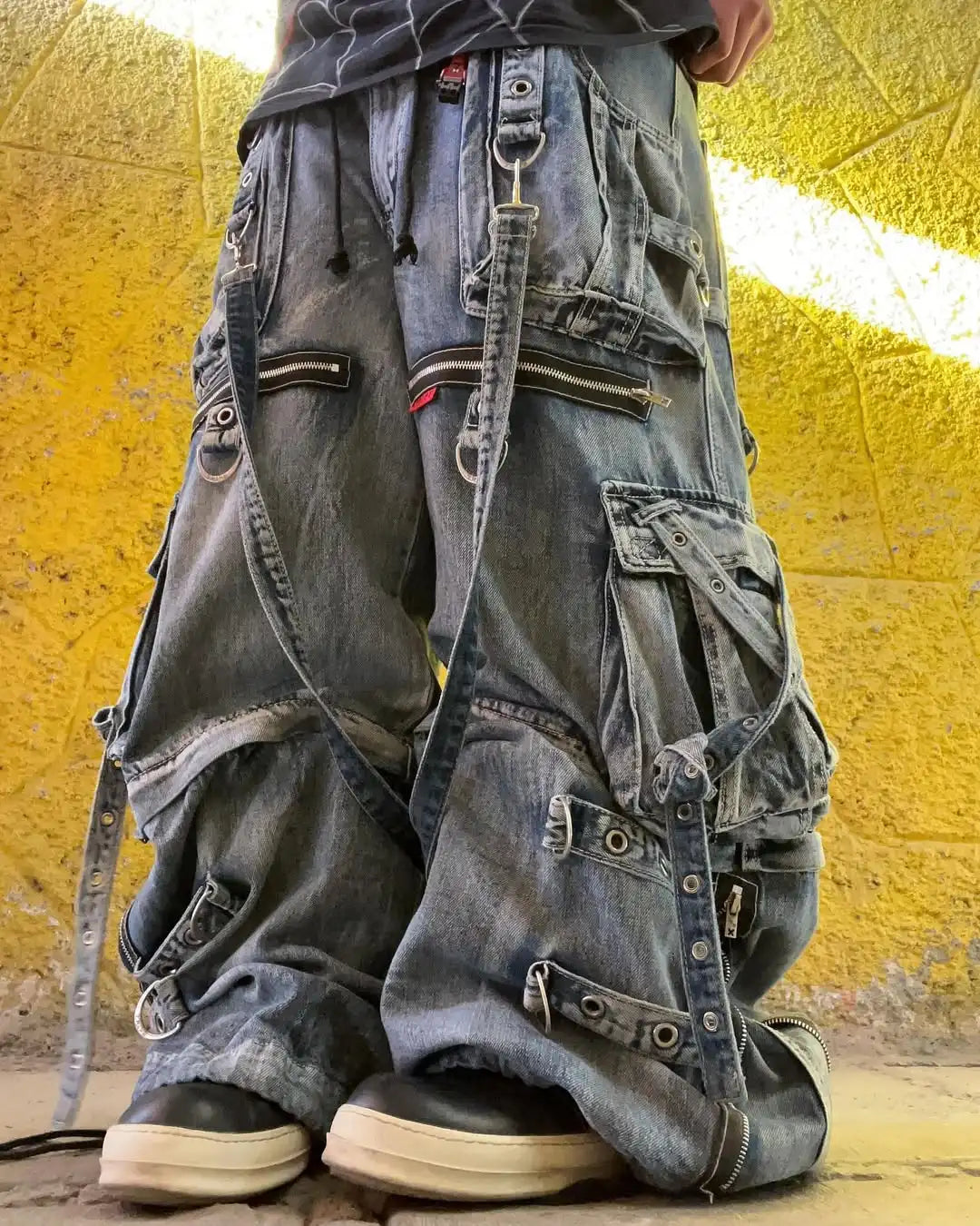 Baggy Cargo Jeans Wide Leg Street wear