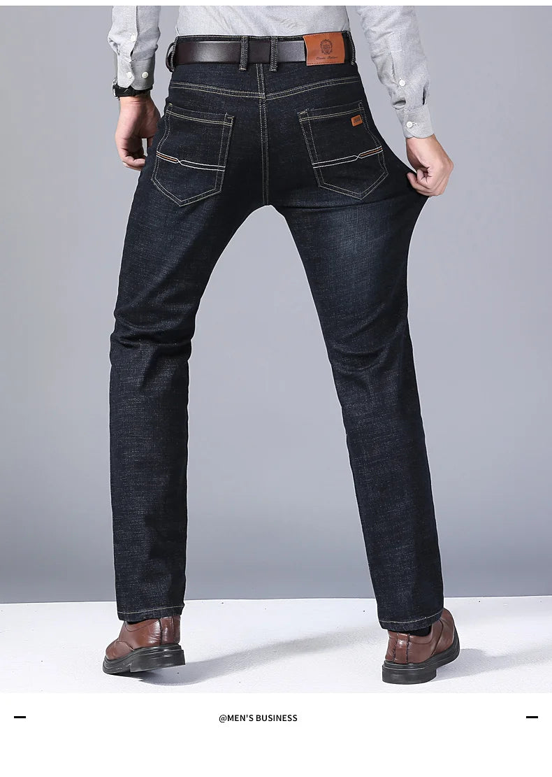 Men’s Slim Fit Stretch Business Jeans