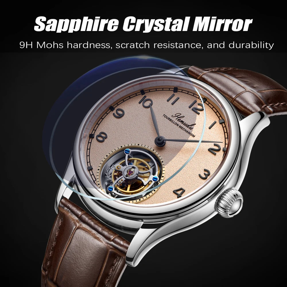 HEMUDU Flying Tourbillon Skeleton Watch