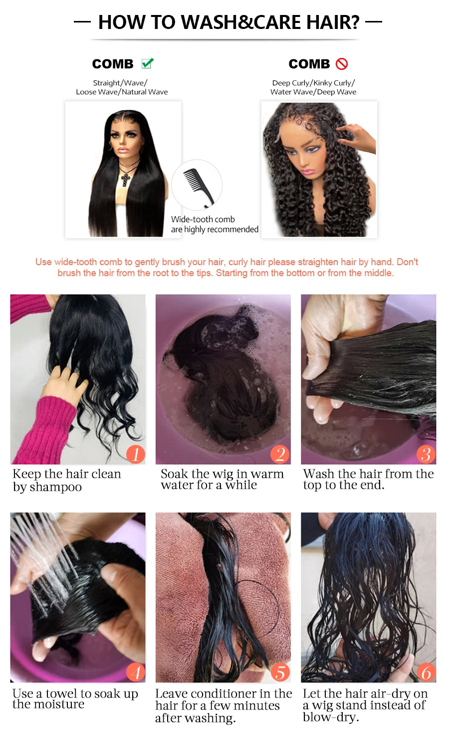 Knotless Kinky Curly Human Hair Crochet Extensions