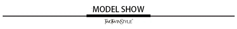 TWOTWINSTYLE Ruffle Chiffon Lantern Sleeve Blouse