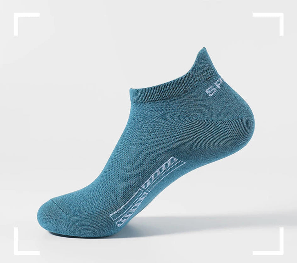 5 Pairs Breathable Cotton Ankle Socks