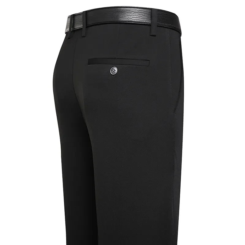 Men's Business Casual Straight Suit Pants