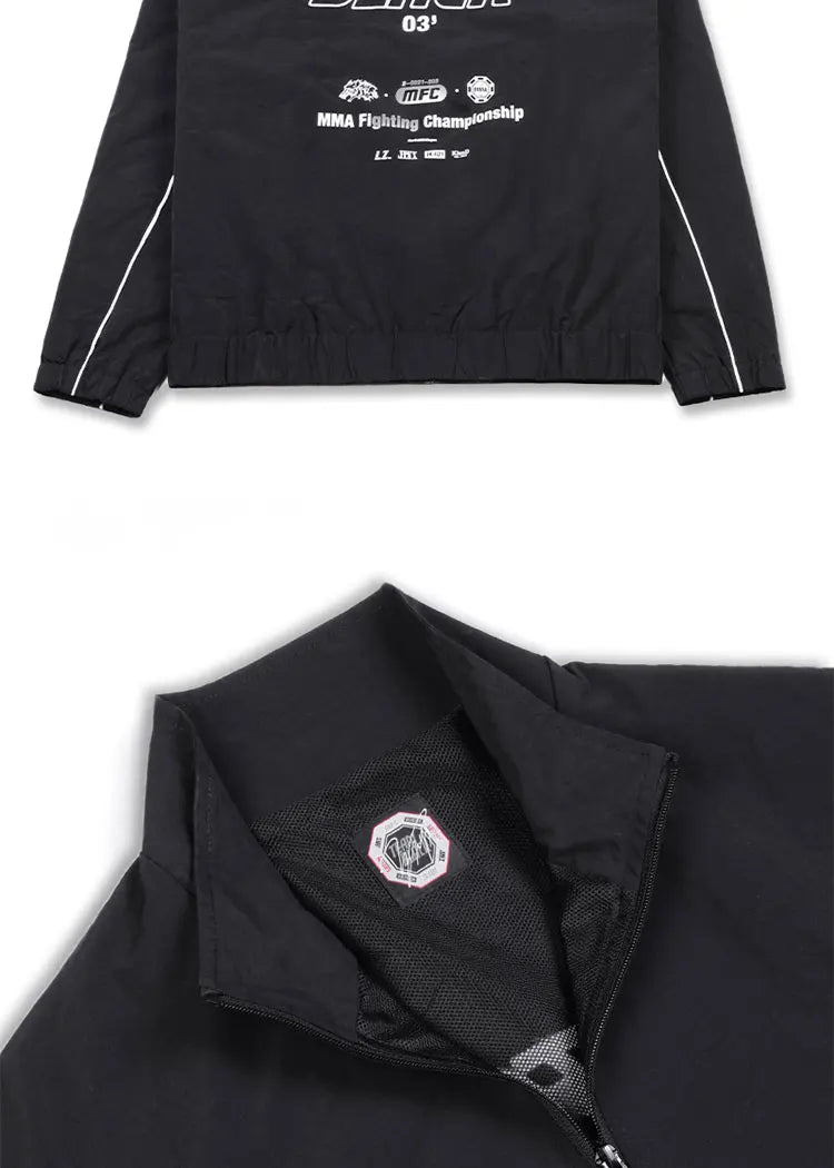Unisex  Embroidered Windbreaker Jacket