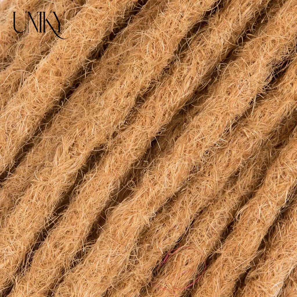 60-Strand Human Hair Dreadlocks Extensions