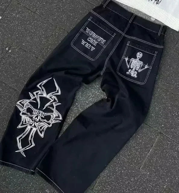 Baggy Cargo Jeans Wide Leg Street wear