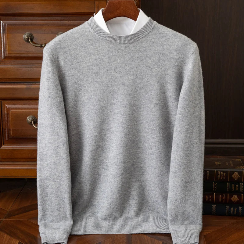 Men's Over sized Cashmere Knit Pullover