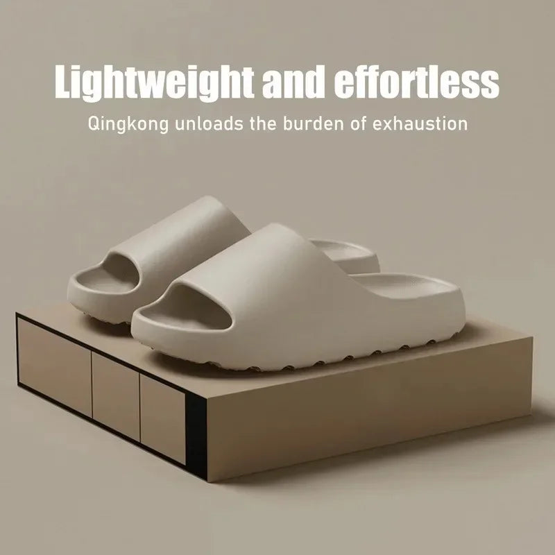 Coconut Slippers Cloud Thick-soled Sandals for Men & Women.