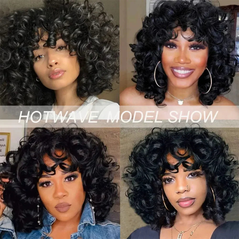 Brazilian Bouncy Curly Human Hair Bundles 6 Inch