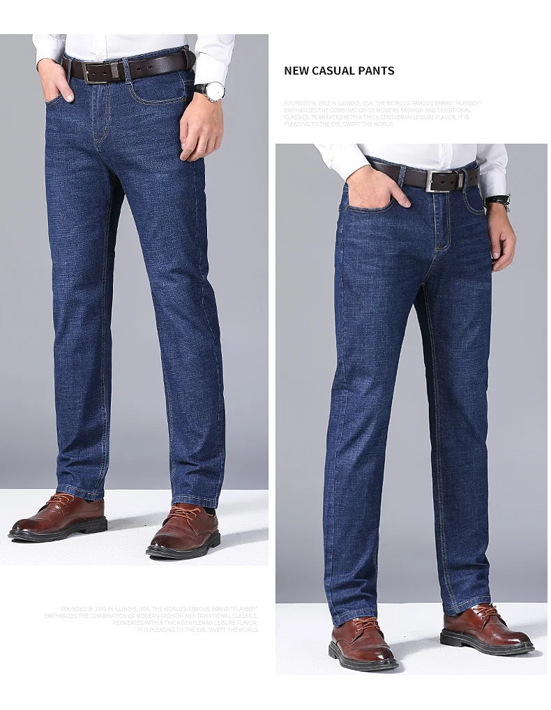 Men’s Slim Fit Stretch Business Jeans