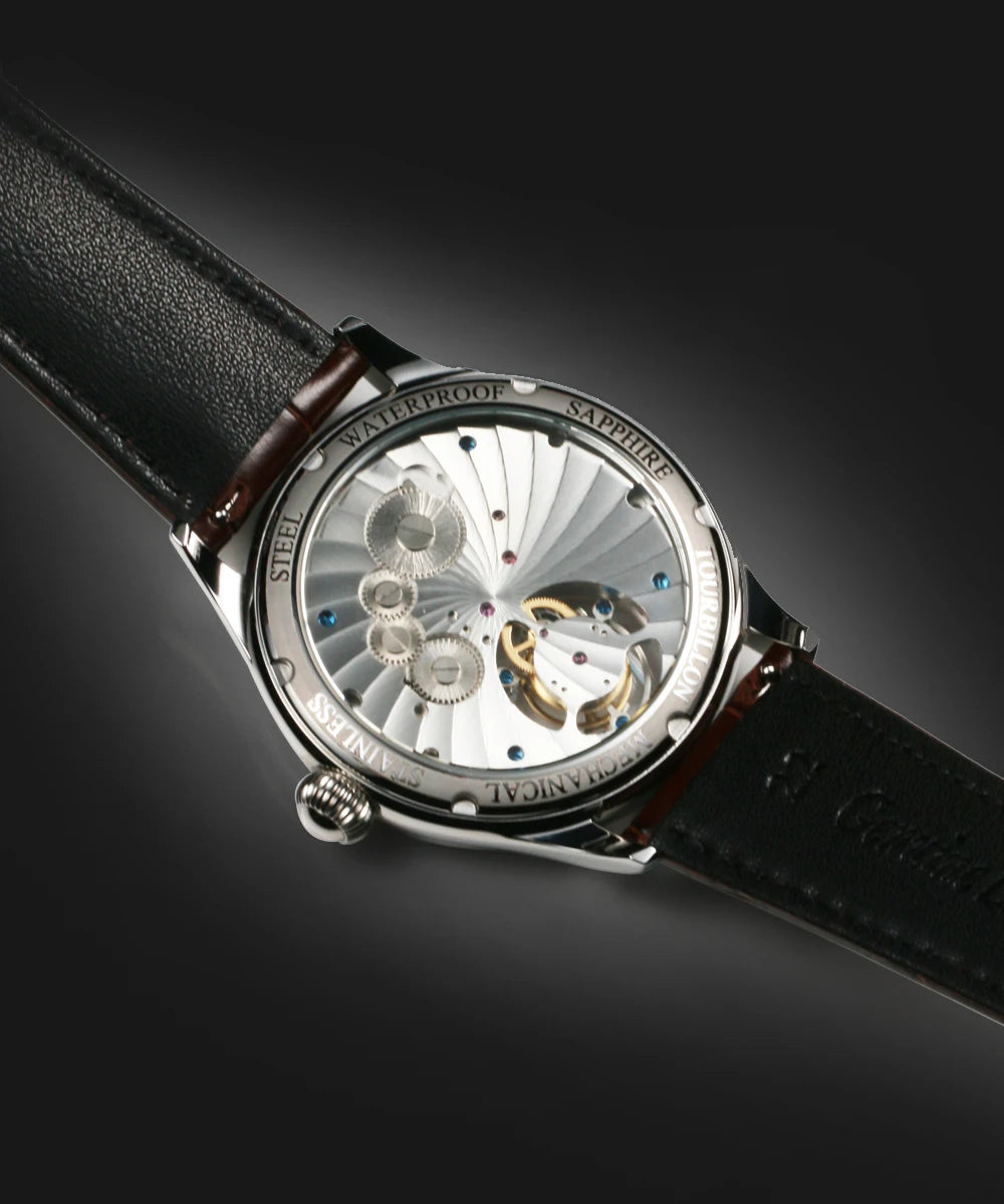 HEMUDU Flying Tourbillon Skeleton Watch