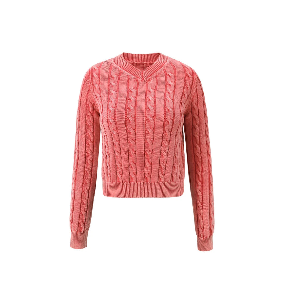 Women's Cable Knit Sweater & Skirt Set
