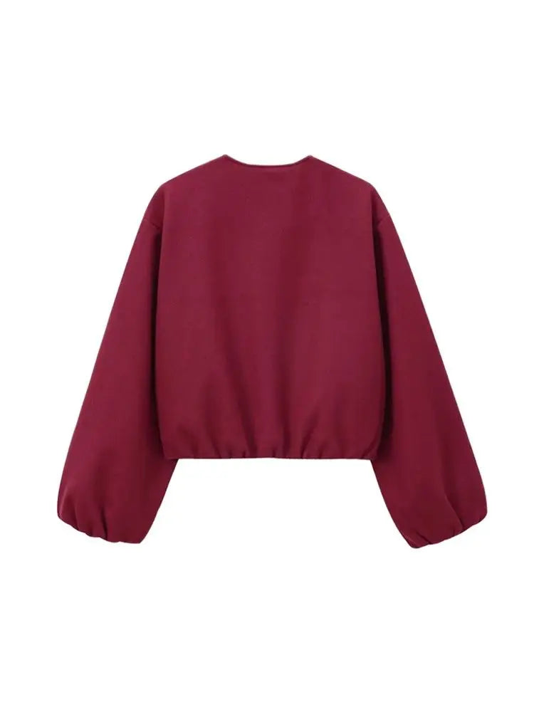 Women's Oversized Soft Bomber Jacket
