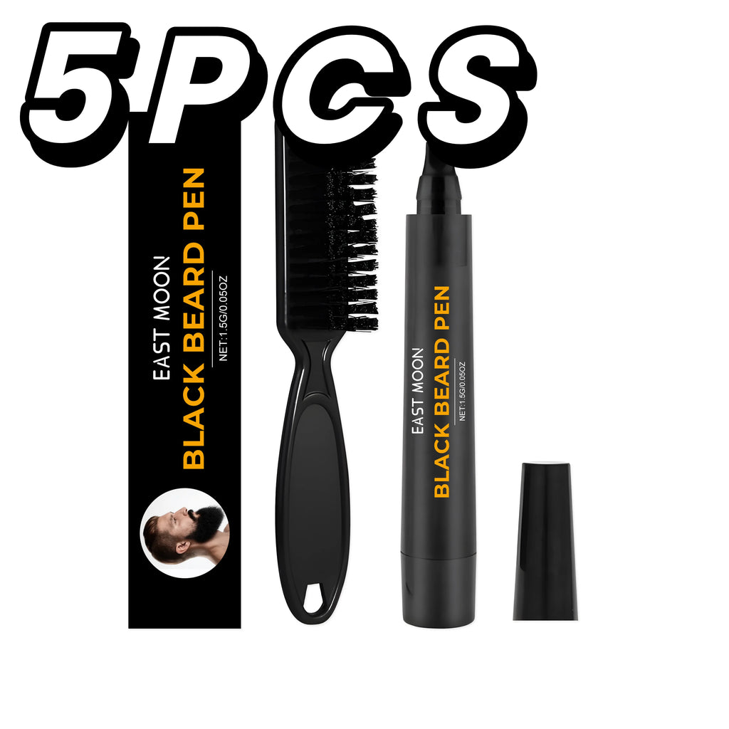 "Instant Beard Filler Pen With Brush Comb Disposable Waterproof